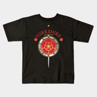 YORKSHIRE ROMANCE VIBES - MEDIEVAL NORTHERN ENGLAND Kids T-Shirt